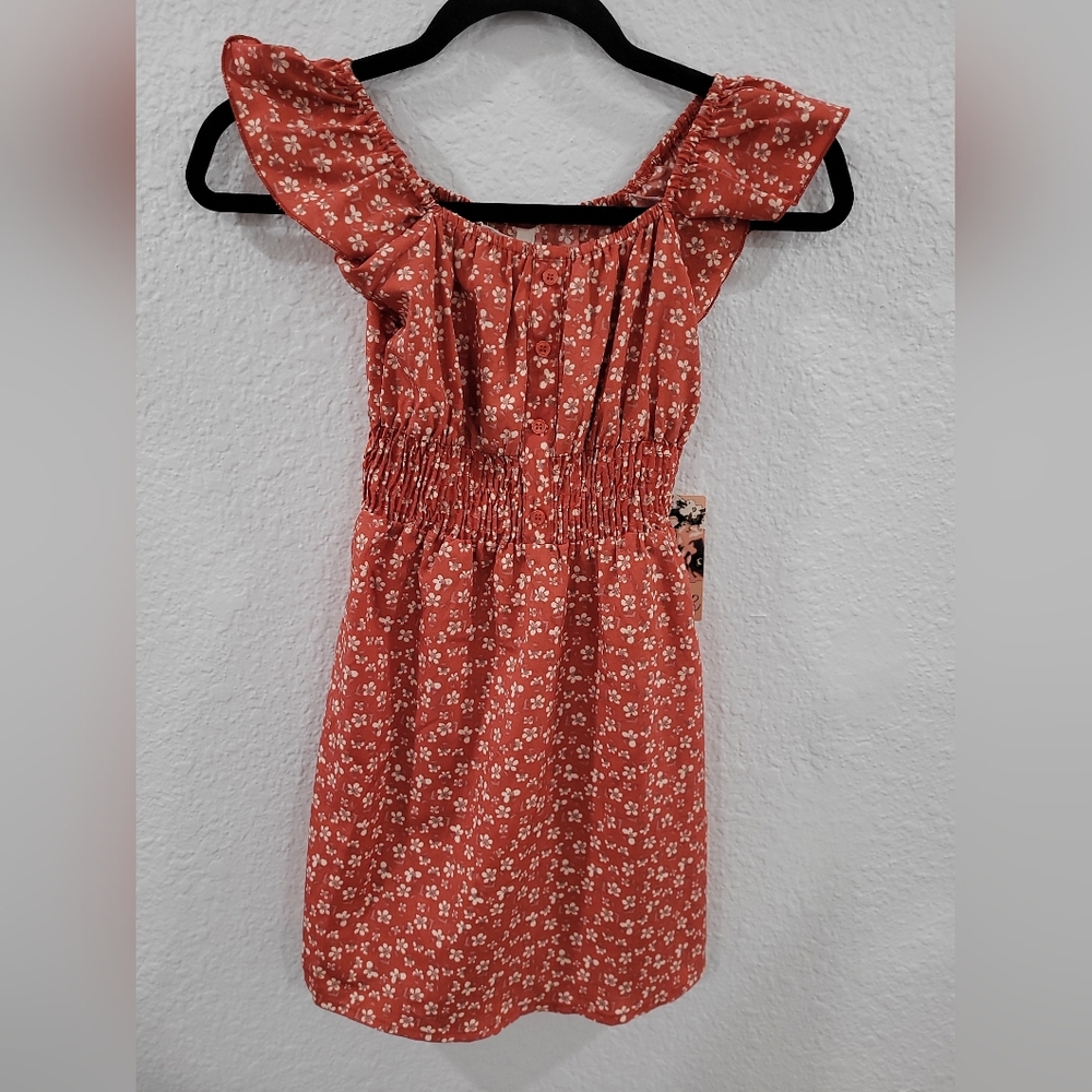 Girls size 7 floral dress